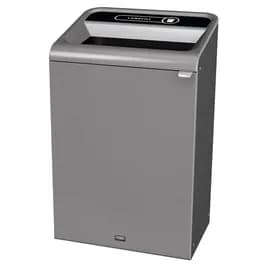 Configure™ Landfill 1-Stream Trash Can 24.05X19.50X37.97 IN 33 GAL Gray Metal 1/Each