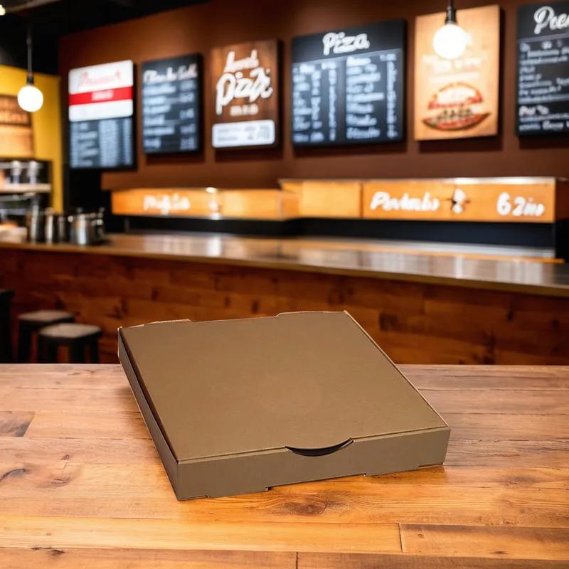 Pizza Box 12X12X12 IN Clay-Coated Kraft Board 100/Bundle