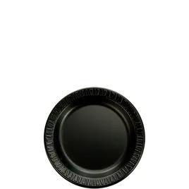 Dart® Quiet Classic® Plate 6 IN XPS Black Round Laminated 125 Count/Pack 8 Packs/Case 1000 Count/Case