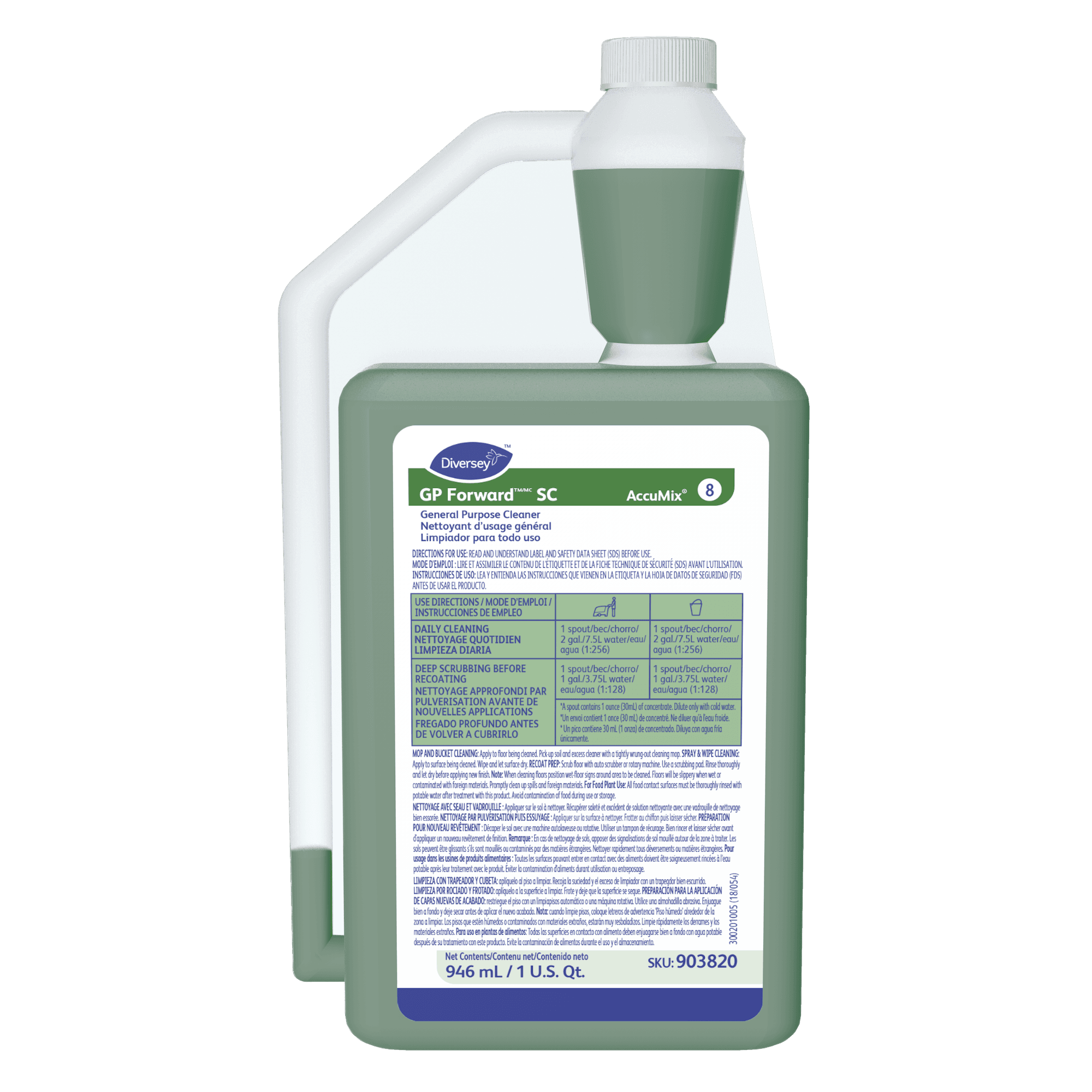 GP Forward SC Citrus Scent All Purpose Cleaner 32 FLOZ Multi Surface Liquid Kosher 6/Case