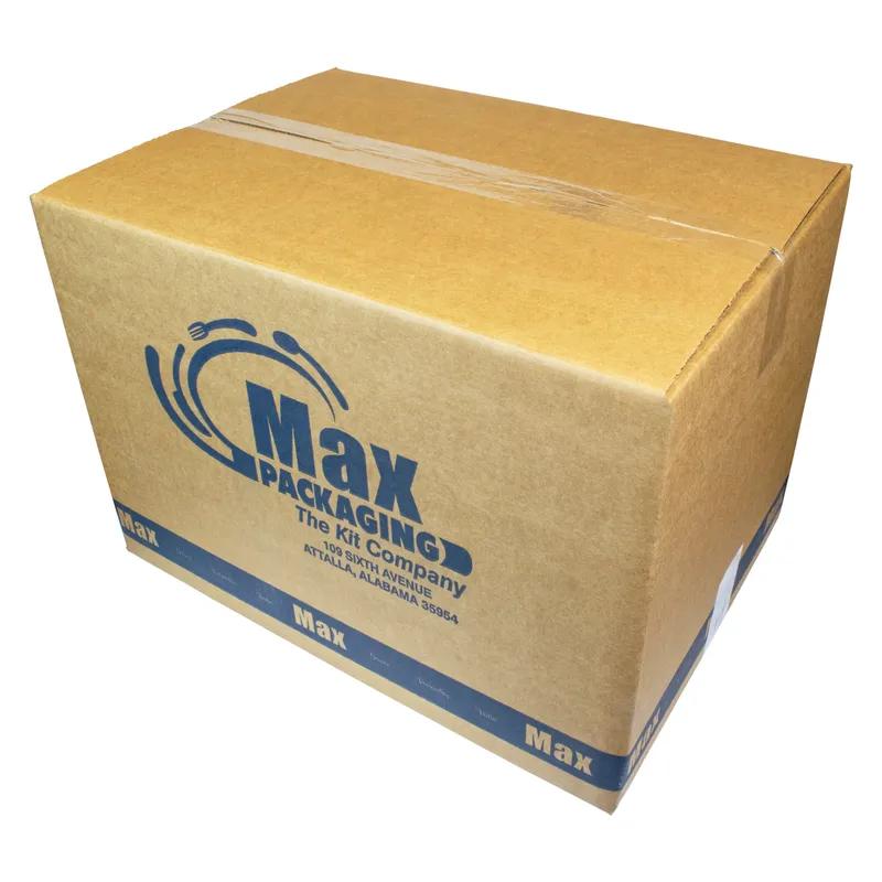 7PC Cutlery Kit PP Black Heavy Duty Individually Wrapped With Napkin,Fork,Knife,Salt & Pepper,Spoon,Toothpick 200/Case