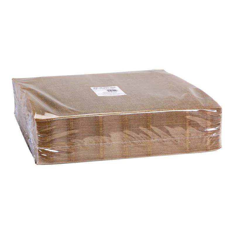 FashNpoint® Dinner Napkins 15.5X15.5 IN Kraft Natural Burlap 750/Case