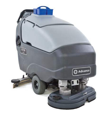 Advance Auto Scrubber 21 GAL 26IN Walk Behind On-Board Charger Pad With 312 AH AGM Batteries EcoFlex™ 1/Each