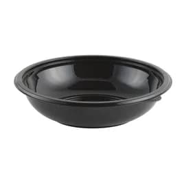 Salad Cold Bowl 32 OZ RPET Black Round Crack Resistant Leak Resistant 300/Case