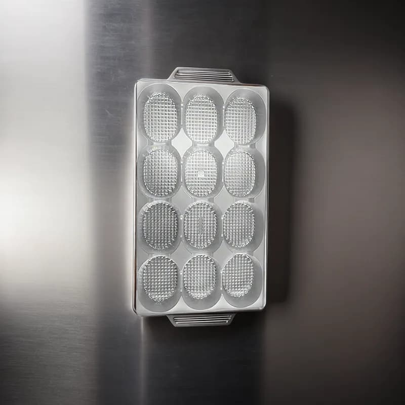 Burger Patty Tray 12 Compartment Plastic 1000/Case