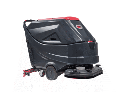 Viper Floor Scrubber 59X29X40 IN 26IN Black Red With 312 AH AGM Batteries 1/Each