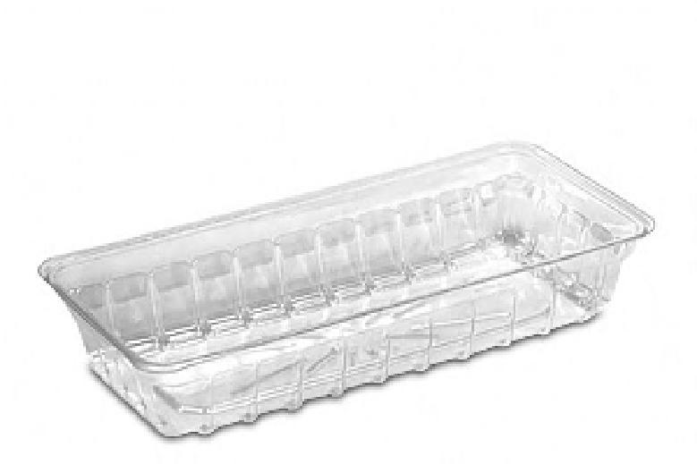 P10 Produce Tray 10.625X4.875X1.938 IN OPS Clear Rectangle 500/Case