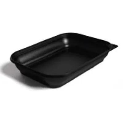 Take-Out Container Base 6X8 IN PP Black Oblong 400/Case