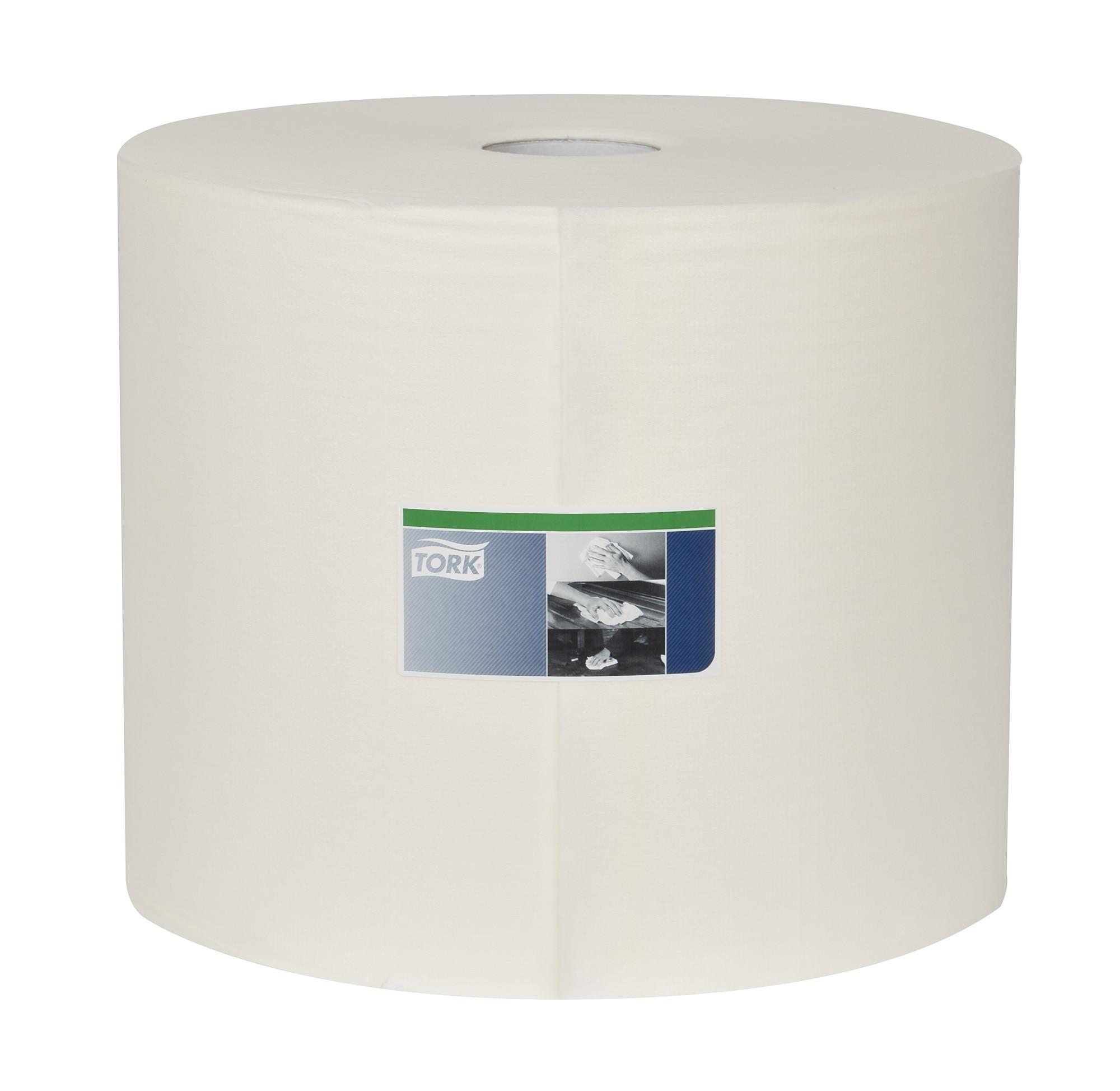 Tork Cleaning Wipe 13.268X4.961 IN 912.16 FT Heavy Duty Paper White Refill Giant Roll 825 Sheets/Roll