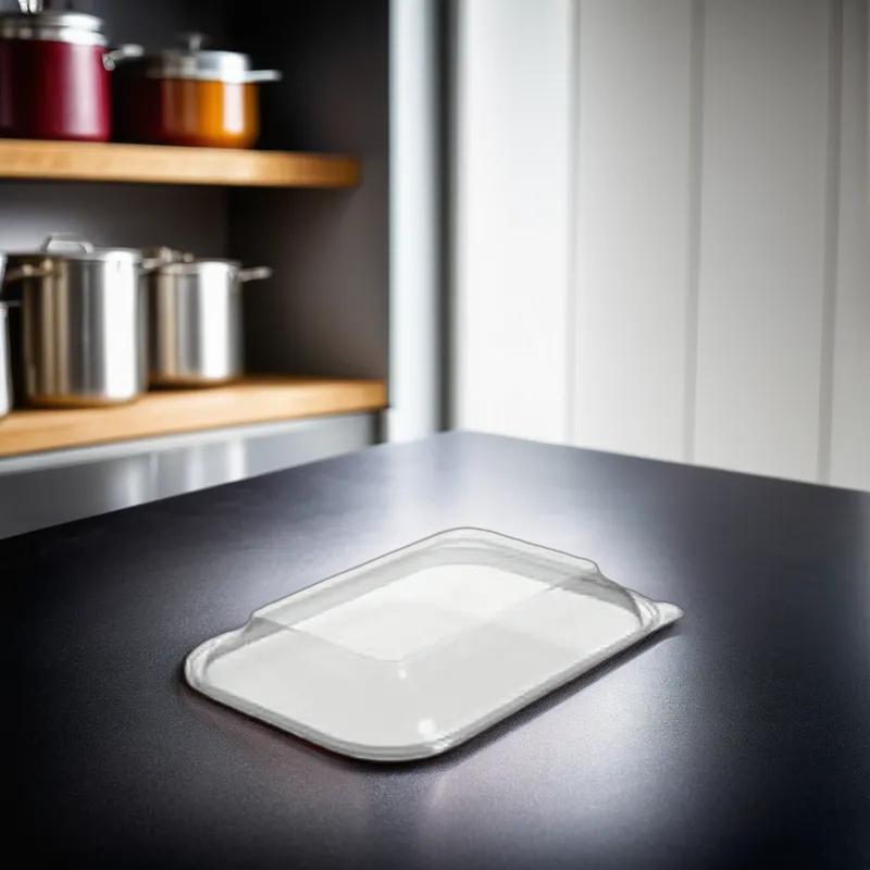 Thermosource Tooling Lid Dome 10X7X1.5 IN PET Clear For 32 OZ Container Vented 400/Case