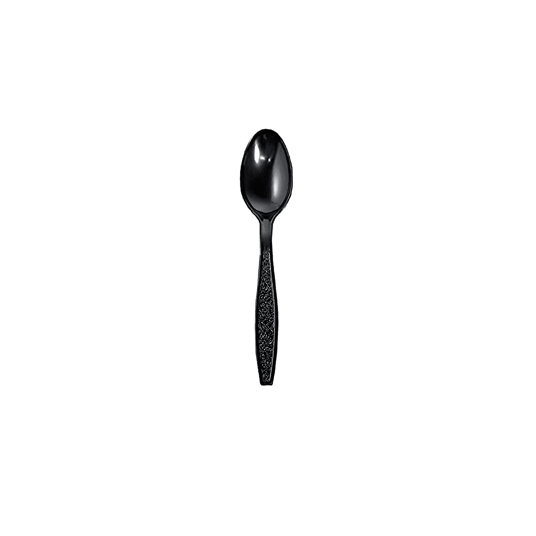 Teaspoon PS Black Extra Heavy Duty 1000/Case