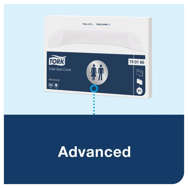 Tork Silhouette® Toilet Seat Cover Dispenser V1 3.125X16X11.5 IN Plastic Smoke 1/2 Fold 1 Count/Pack 12 Packs/Case