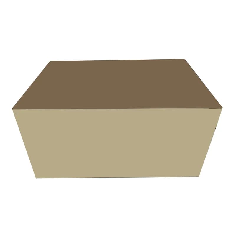 Take-Out Container Base 8.1875X6.125 IN Aluminum Black Gold Oblong Freezer Safe Oven Safe 300/Case