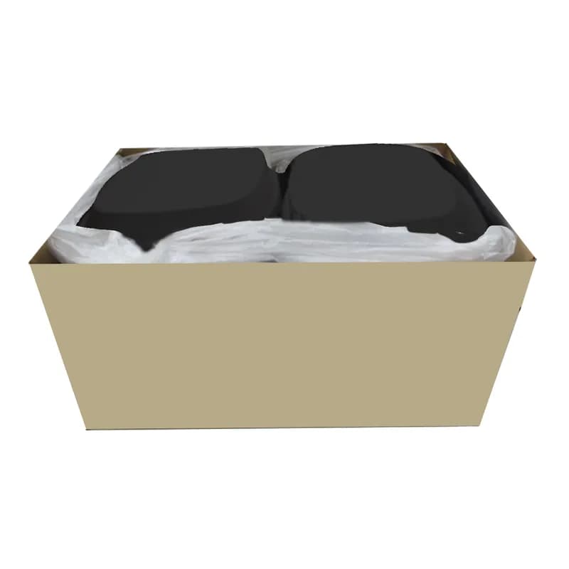 Take-Out Container Base 8.1875X6.125 IN Aluminum Black Gold Oblong Freezer Safe Oven Safe 300/Case