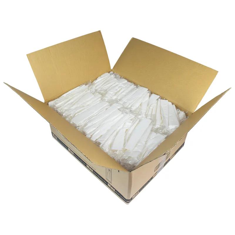 3PC Cutlery Kit PP White Heavy Duty Individually Wrapped With 13X17 Napkin,Fork,Knife 500/Case