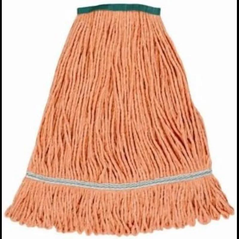 Wet Mop Head Large (LG) Orange Loop End Microblocker 12/Case