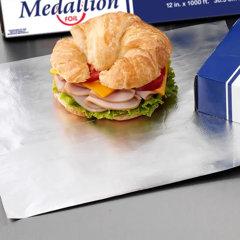 Foil Sheets 12X10 IN Aluminum 500 Sheets/Pack 6 Packs/Case 3000 Count/Case