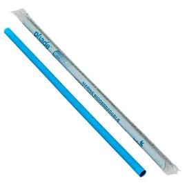 phade® Giant Straw 0.284X8.5 IN PHA Teal Paper Wrapped 300 Count/Pack 4 Packs/Case 1200 Count/Case