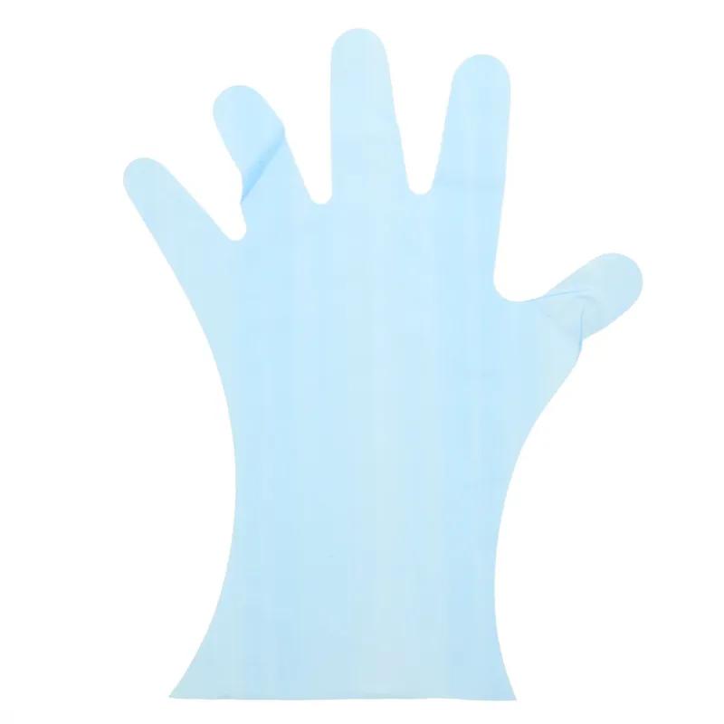 General Purpose Gloves Medium (MED) Blue Vinyl Powder-Free 100 Count/Pack 10 Packs/Case 1000 Count/Case