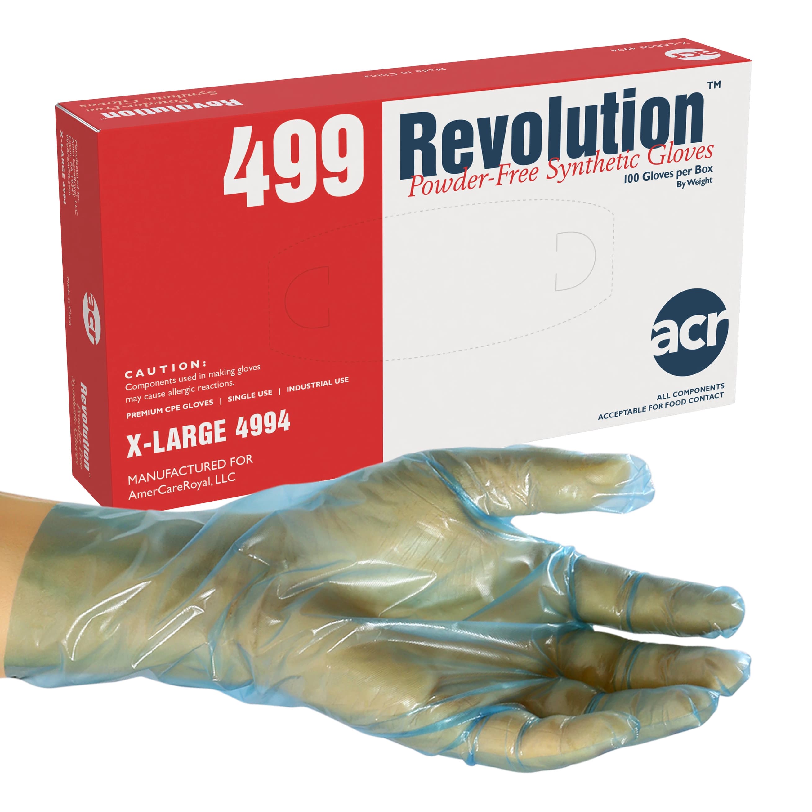 Gloves XL Synthetic Powder-Free 100 Count/Pack 10 Packs/Case 1000 Count/Case