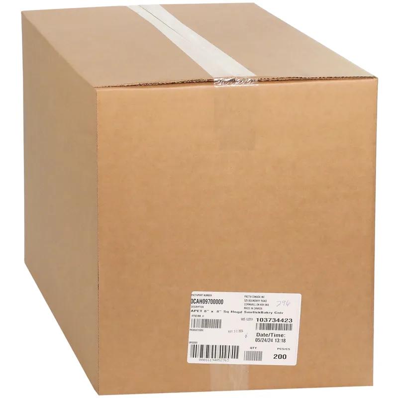 Lid Dome 8.2X5.7X2.1 IN OPS Clear Rectangle Shallow For Container 252/Case