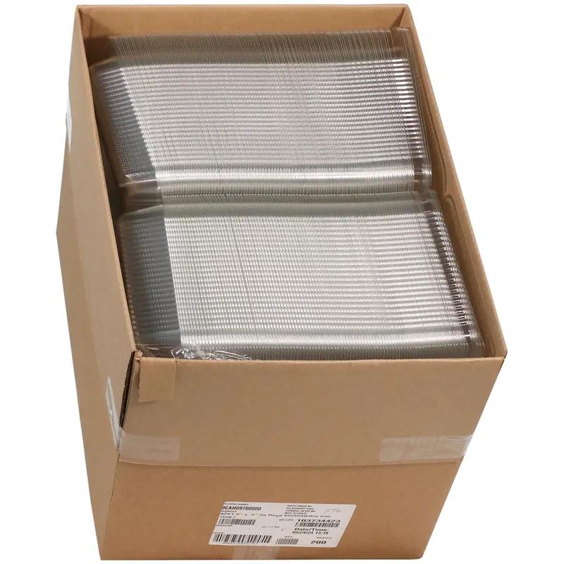 Lid Dome 8.2X5.7X2.1 IN OPS Clear Rectangle Shallow For Container 252/Case
