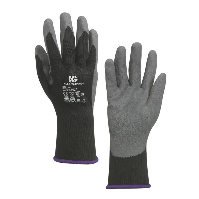 KleenGuard™ Gloves XXL Gray Black Latex Foam 12 Count/Bag 5 Bags/Case