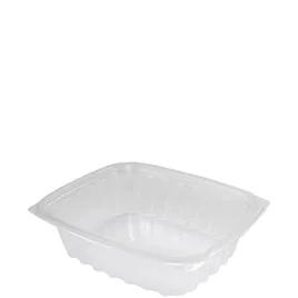 Dart® ClearPac® Take-Out Container Base With Flat Lid 7.5X6.5X2 IN OPS Black Clear Rectangle 252/Case