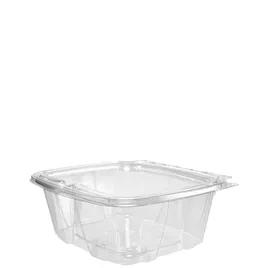 Dart® ClearPac® SafeSeal™ Deli Container Hinged With Flat Lid 32 OZ RPET Clear 100 Count/Pack 2 Packs/Case