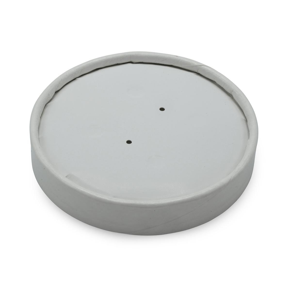 Victoria Bay Lid Flat Paperboard White For 6-8-10-12-16 OZ Tall Container Unhinged 1000/Case