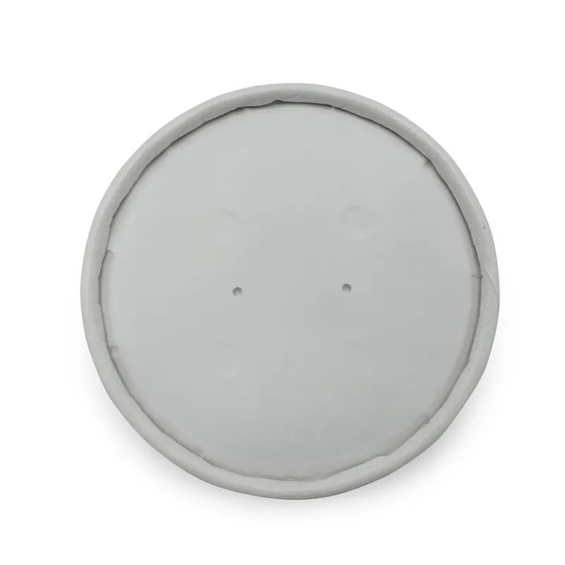 Victoria Bay Lid Flat Paperboard White For 6-8-10-12-16 OZ Tall Container Unhinged 1000/Case