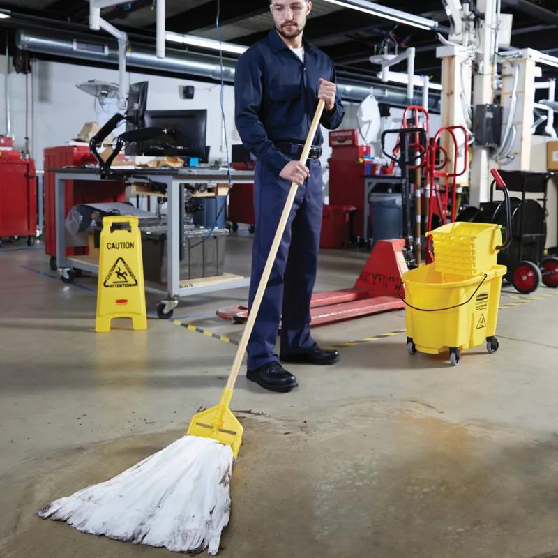 Mop Large (LG) 24 OZ White PCF Disposable 5IN Headband 1/Each