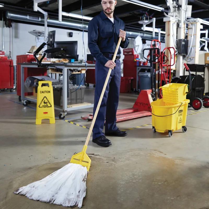 Mop Large (LG) 24 OZ White PCF Disposable 5IN Headband 1/Each