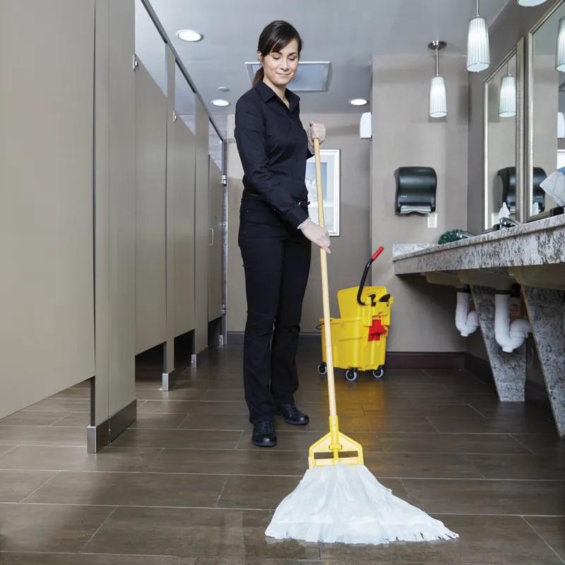 Mop Large (LG) 24 OZ White PCF Disposable 5IN Headband 1/Each