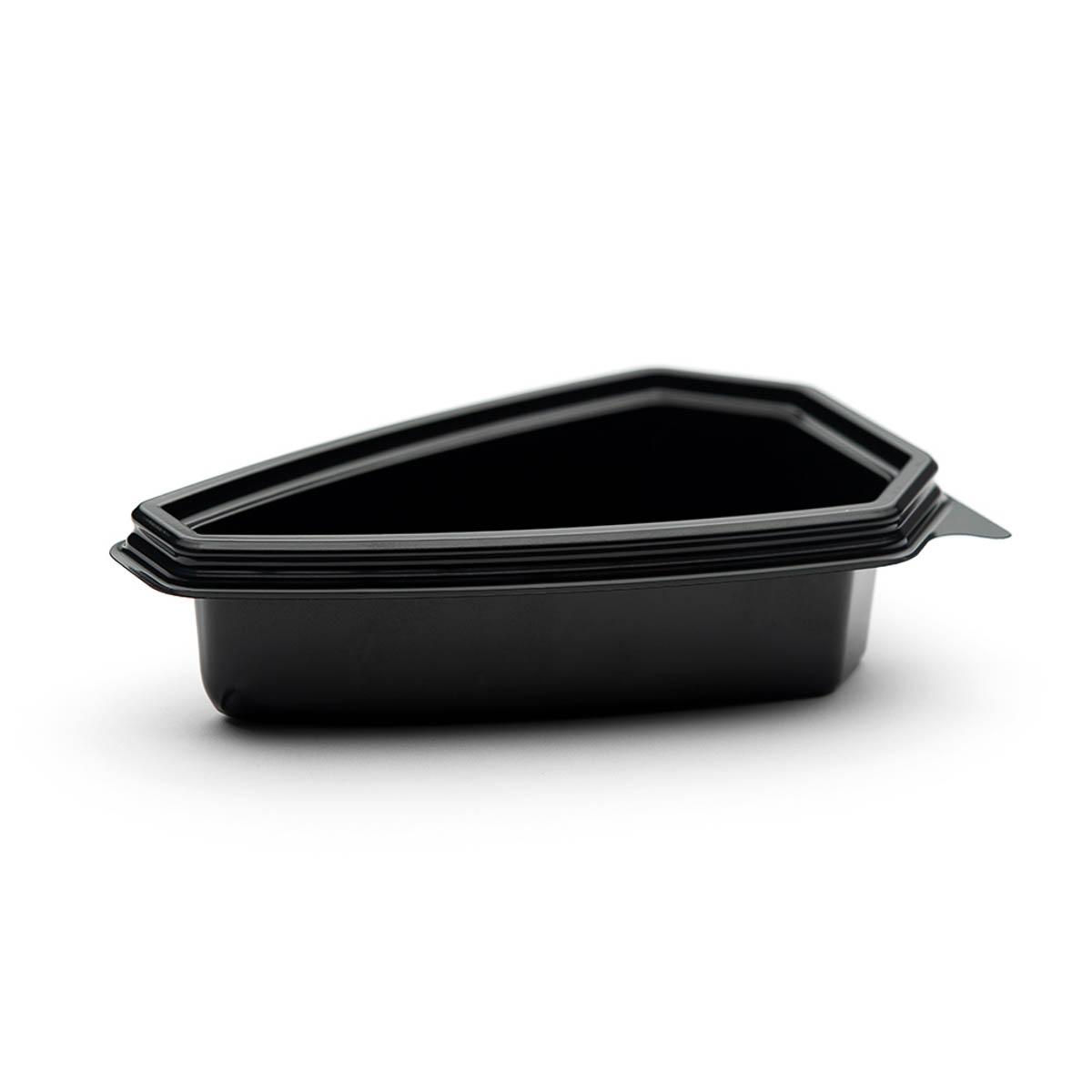 The BOTTLEBOX ® Pie Slice Pie Wedge 10 IN PET Black 300/Case