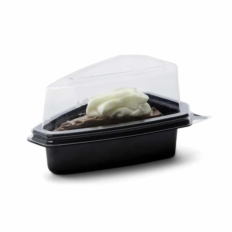 The BOTTLEBOX ® Pie Slice Pie Wedge 10 IN PET Black 300/Case