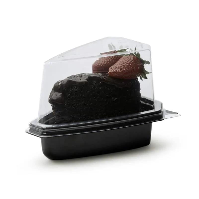 The BOTTLEBOX ® Pie Slice Pie Wedge 10 IN PET Black 300/Case