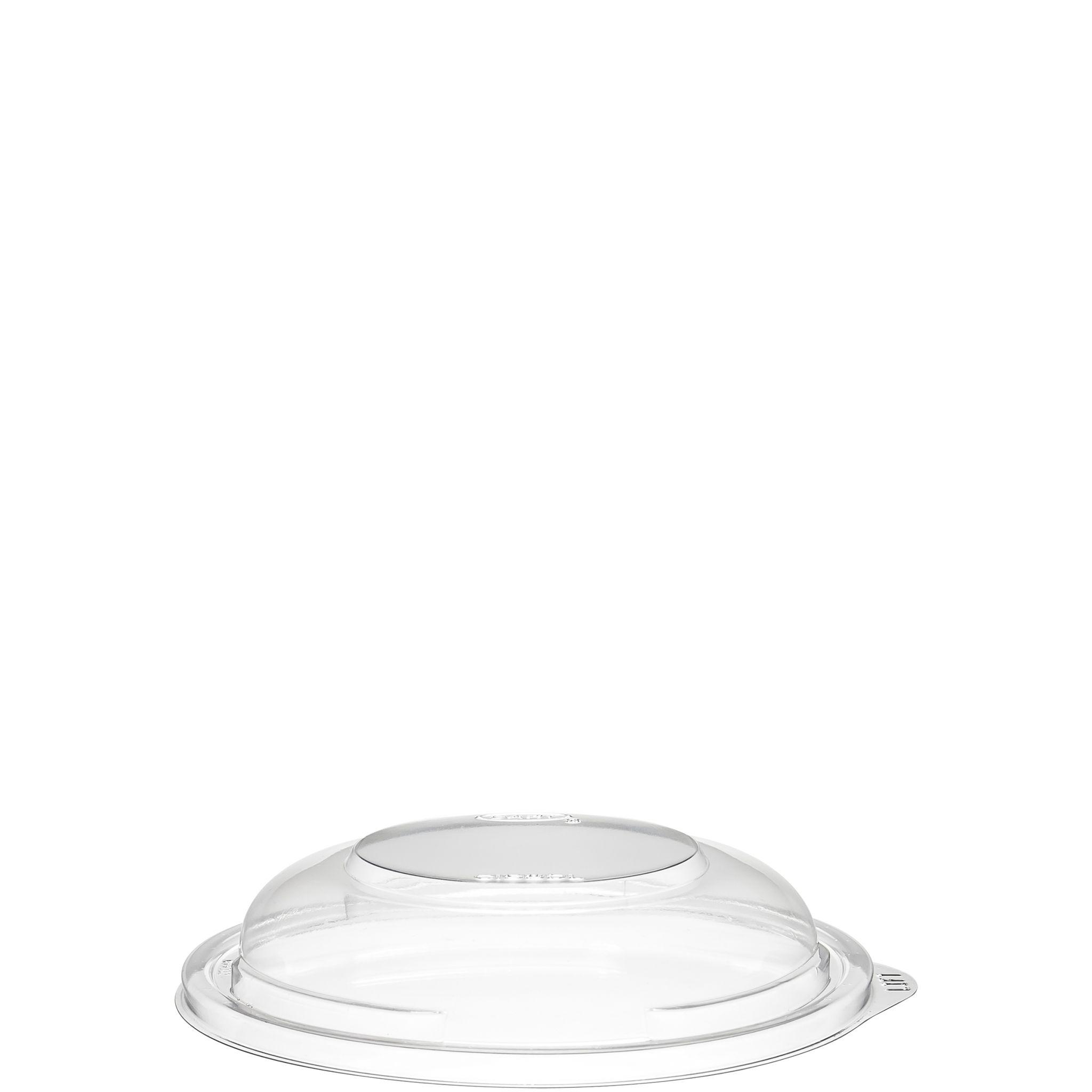 Dart® PresentaBowls® Lid Dome 5.3X1.1 IN 1 Compartment OPS Clear Round For 16 OZ Bowl 63 Count/Pack 8 Packs/Case