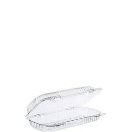 Dart® StayLock® Cold Take-Out Container Hinged Small (SM) 8.5X4.5X2.1 IN OPS Clear Bar Lock 125 Count/Pack 2 Packs/Case