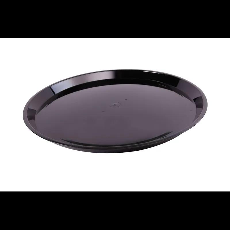 RediServ PartyPak Serving Tray Base 16X1 IN PS Black Round 25/Case