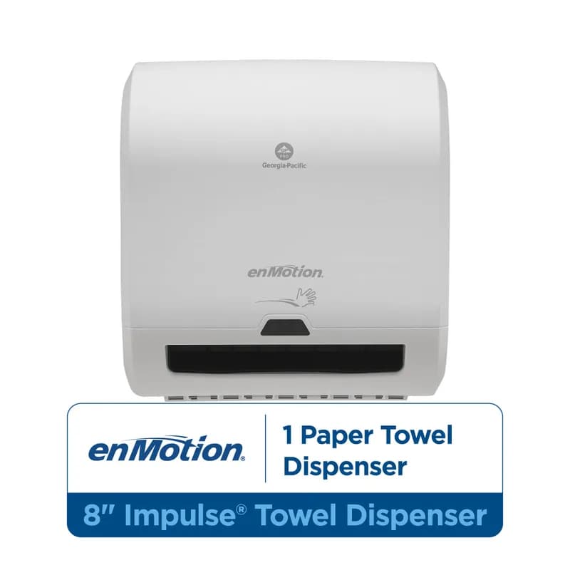 enMotion® Paper Towel Dispenser White Automatic Touchless 1/Each