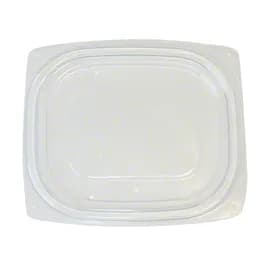 Dart® ClearPac® Lid Flat 1 Compartment OPS Clear For 4-6 OZ Container Unhinged 1008/Case
