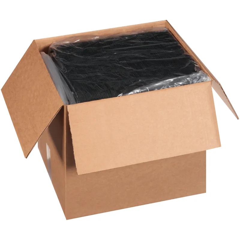 Take-Out Container Base 6.8X12.8X1.82 IN CPET Black Rectangle 200/Case