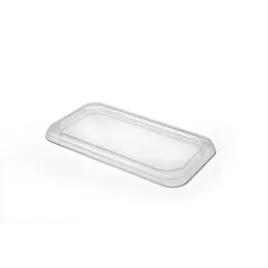 Lid Flat 7X12.9X0.07 IN PET Clear Rectangle For 60 OZ Container 200/Case