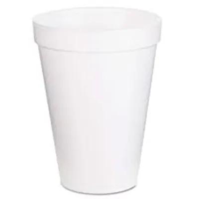 Cup Tall 12 OZ Polystyrene Foam White 1000/Case