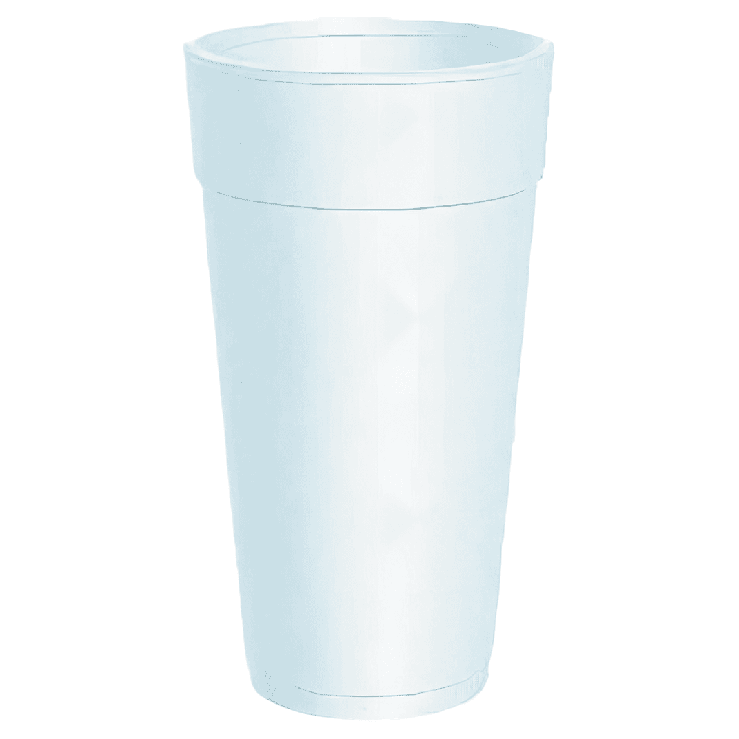 Cup Tall 24 OZ Polystyrene Foam White 500/Case