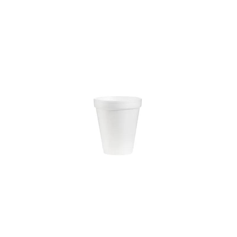 Cup 6 OZ Polystyrene Foam White 1000/Case