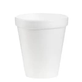 Cup 8 OZ Polystyrene Foam White 1000/Case