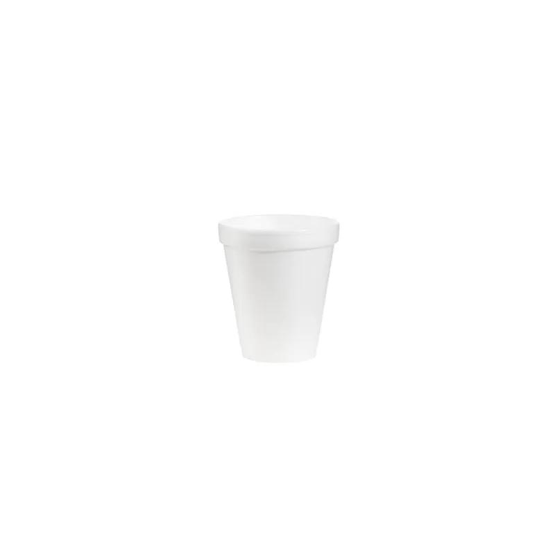 Cup 8 OZ Polystyrene Foam White 1000/Case