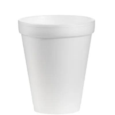 Cup 10 OZ Polystyrene Foam White 1000/Case